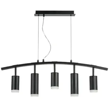 Подвесной светильник 5*GU10 LR7353738720 чёрный Rullo Lightstar