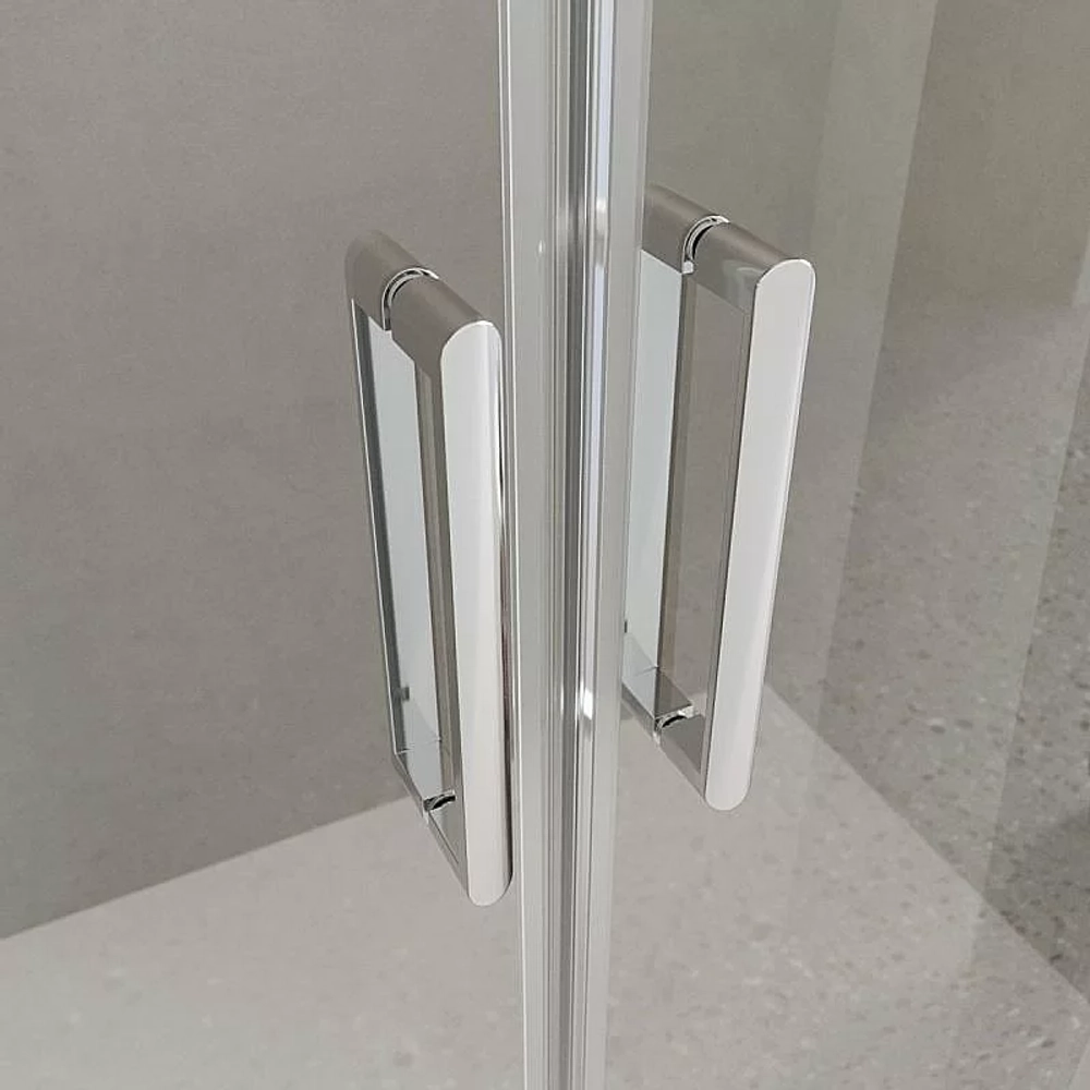 Душевая дверь BelBagno LUCE-BF-2 160 стекло прозрачное/профиль хром