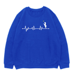 Свитшот "ЭКГ - Джек Рассел в прыжке"