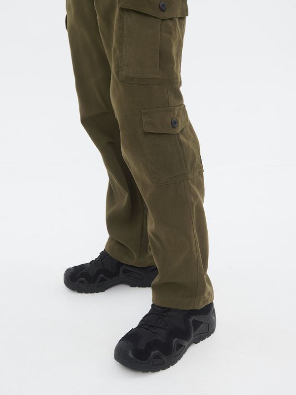 Костюм летний Крафт ткань Смесовая цвет Хаки