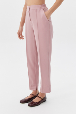 Брюки зауженные медицинские женские Сьют, роза