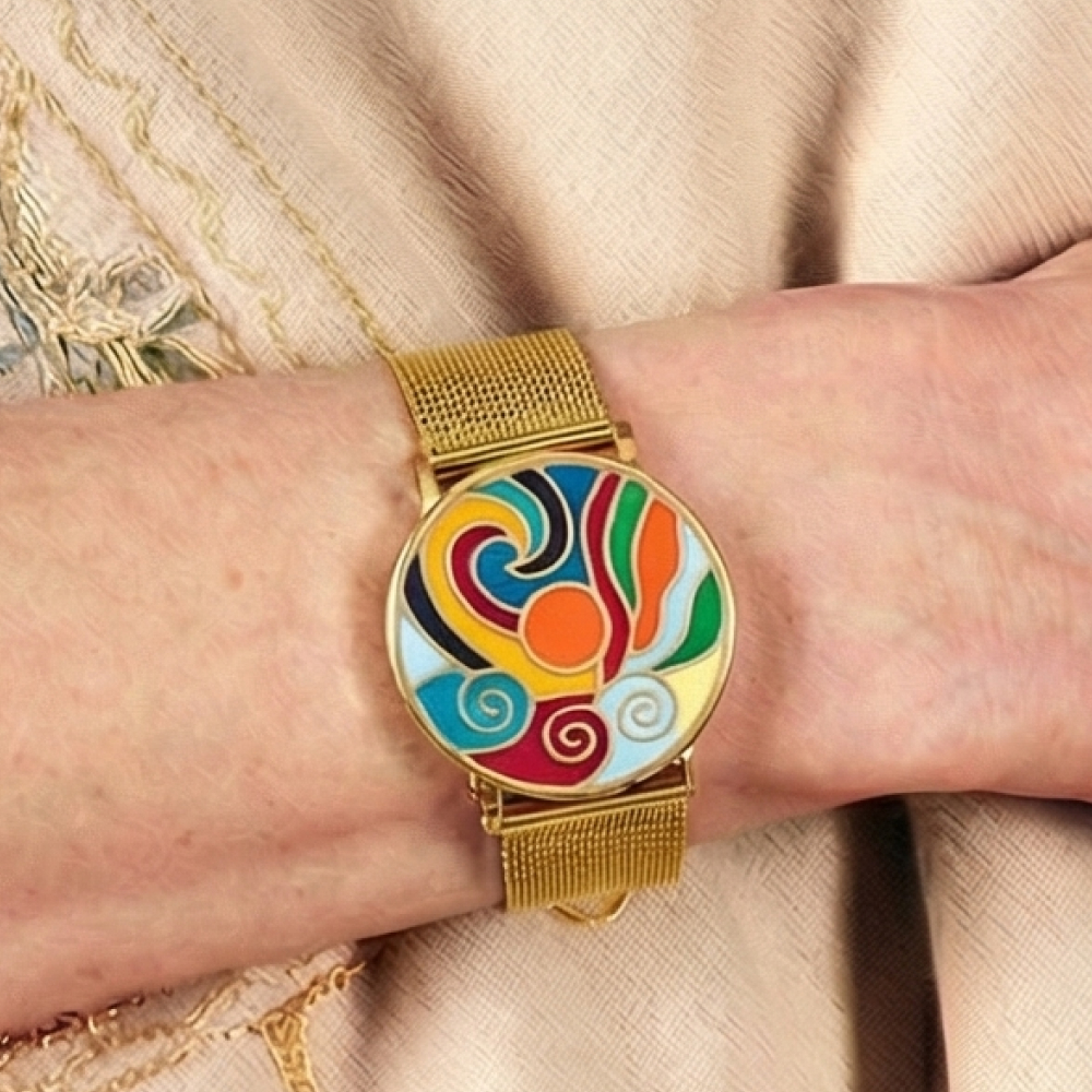 Браслет Fiore Luna на металлическом ремешке CB13784-3 G