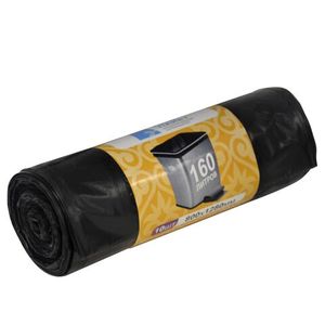 Пакет мусорный Казахстан 160 л черный этикетка 10 шт/рул 50 рул/меш