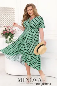 Платье 3173B-мятный Minova