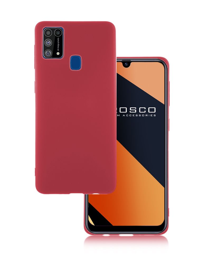 Чехол ROSCO для Samsung Galaxy M31 оптом (арт. SS-M31-COLOURFUL-RED)