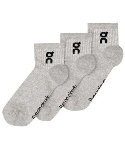 Теннисные носки On Logo Mid 3P - grey