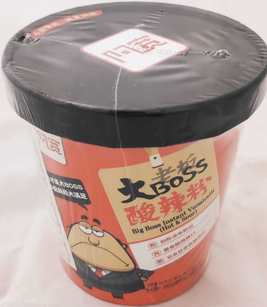 Лапша кисло-острая Big BOSS Baijia Chenji 145г