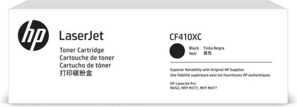 Картридж тонерный HP 410X CF410XC Black