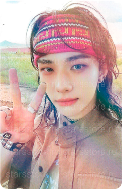 Фотокарта Hyunjin Stray Kids - SKZHOP HIPTAPE HOP (MAKESTAR)