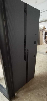 Дверь входная Лабиринт CARBON 29 Черный кварц