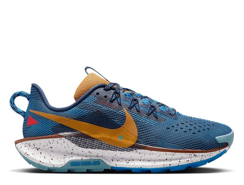 Кроссовки для бега женские Nike ReactX Pegasus Trail 5 W Сине-оранжевые