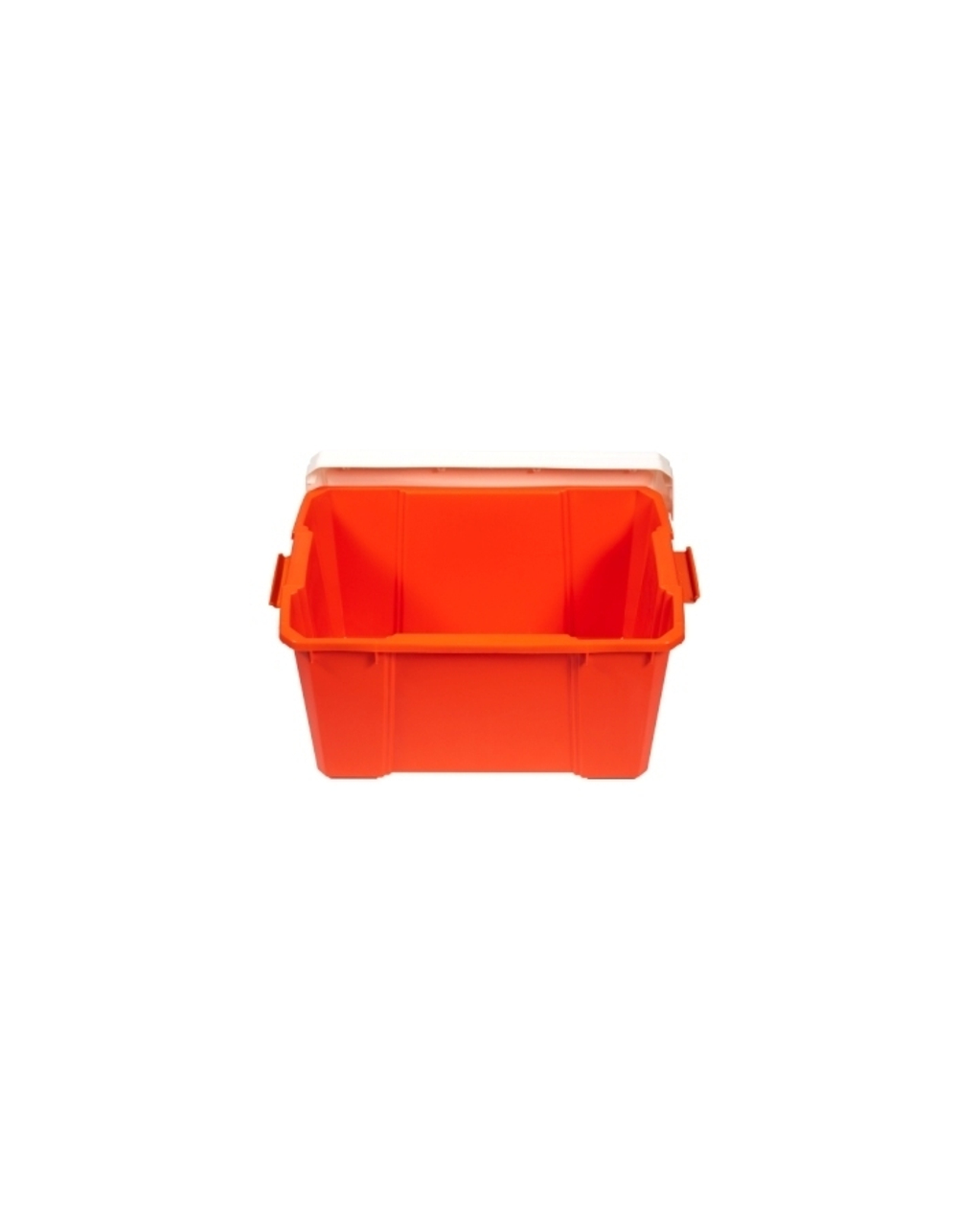 Ящик IRIS для хранения, белый/оранжевый, 56 л, 59,1х38,8х33,2 см