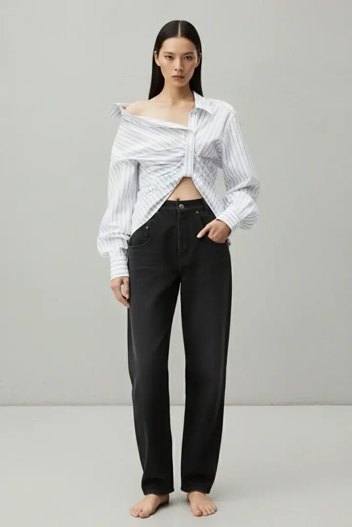 Рубашка в полоску «FERUZA»