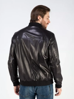 Кожаная куртка демисезонная Турция бомбер