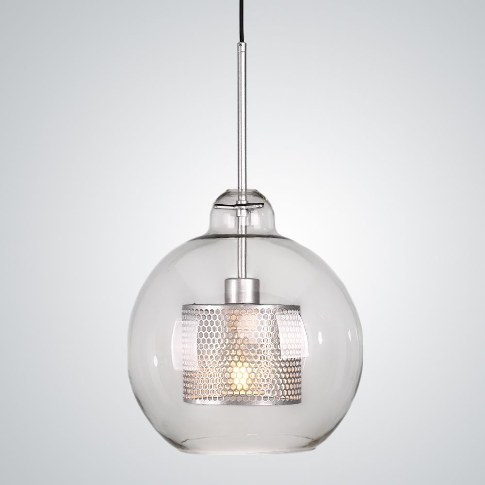 Подвесной светильник CATCH F pear silver D30