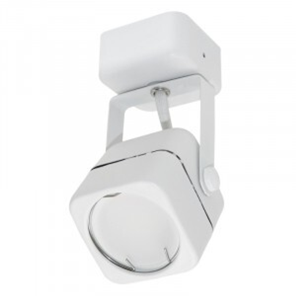 Fametto SOTTO св-к накладной под лампу GU10 (max 35W) 220V 60x60x140 металл/бел DLC-S611 GU10 WHITE