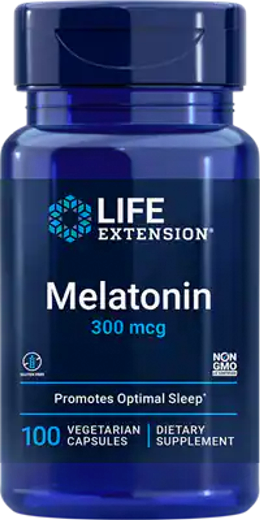 Melatonin 300 мкг 100 капсул Life Extension