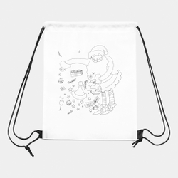 Мешок для раскрашивания COLOURFUL SANTA