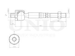 Тяга рулевая UNIO SSP-30012
