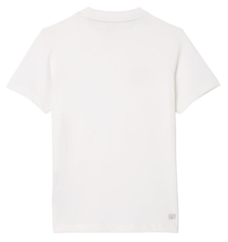 Футболка для мальчика теннисная Lacoste Kids Roland Garros Edition Performance Ultra-Dry Jersey T-Shirt - white