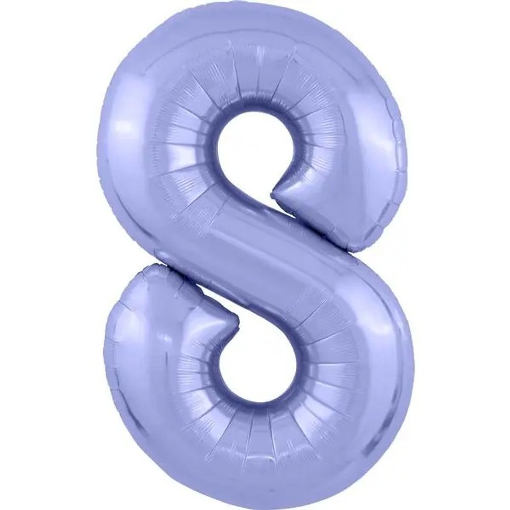Цифра "8" сиреневый