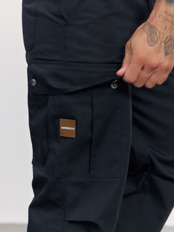 Брюки карго "ripstop cargo" (черный)