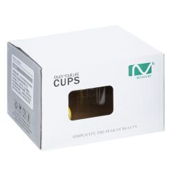 GAEM Кружка с ложкой на деревянной подставке, 300 мл, L12 W9,5 H8,5 см, 3в.