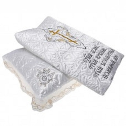 КОМПЛЕКТ ПОГРЕБАЛЬНЫЙ С ВЫШИВКОЙ "ЭКОНОМ"