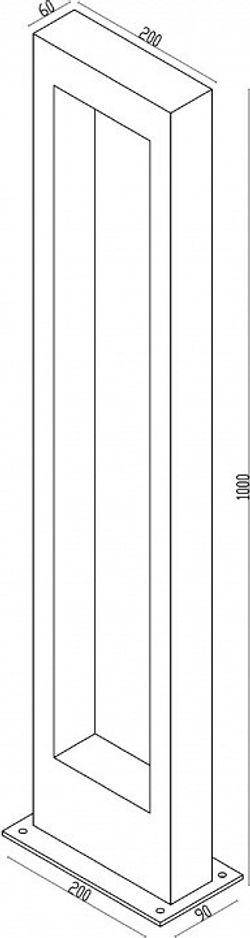 Наземный высокий светильник Maytoni Bonn O425FL-L10GF