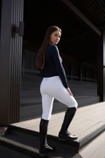 BREECHES BASICS KNEE GRIP CLOUD