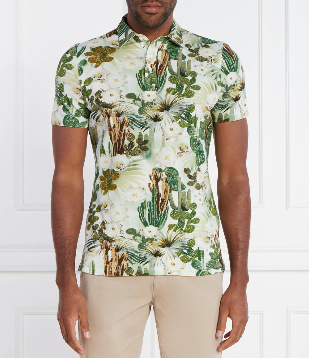 Поло Stenstr\u00f6ms - зеленый(440135 2580)