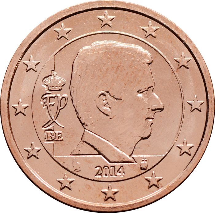 5 евроцентов 2014 Бельгия (5 euro cent)