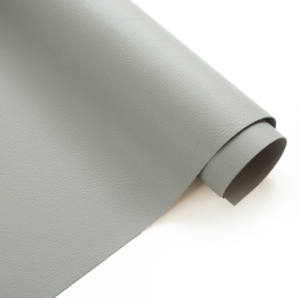 Кожзам переплетный с тиснением "Натуральная кожа", серый