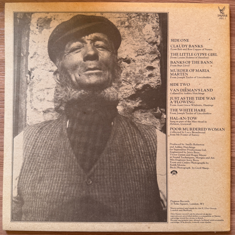 Shirley Collins And The Albion Country Band ‎– No Roses (Англия 1971г.) Т