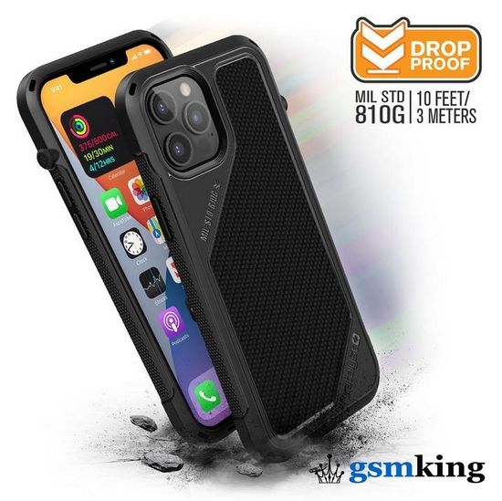 Catalyst Vibe Impact Case for iPhone 12 Pro Max Stealth Black (Чёрный)