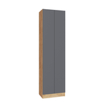 Прихожая Руэлла со шкафом платяным дуб крафт золотой/графит серый