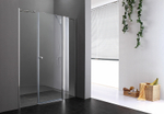 Душевая дверь Cezares Elena 150 ELENA-W-B-13-30+60/60-C-Cr профиль Хром стекло прозрачное