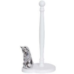 Держатель для полотенец Кошка Грация Сильвер
