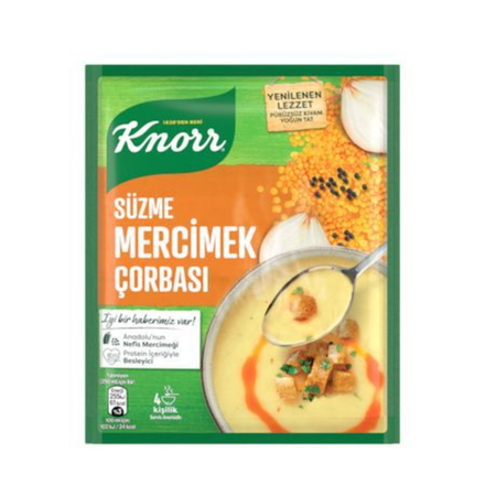 Суп пюре Knoss чечевичный 65 гр