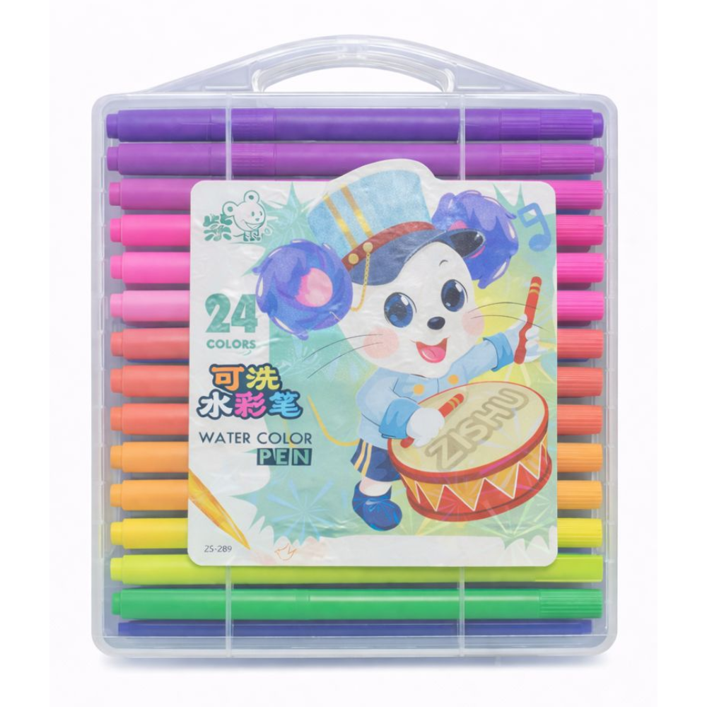 Фломастеры цветные Water color 24 шт