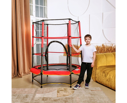 Батут детский DFC TRAMPOLINE-RED 55" с сеткой