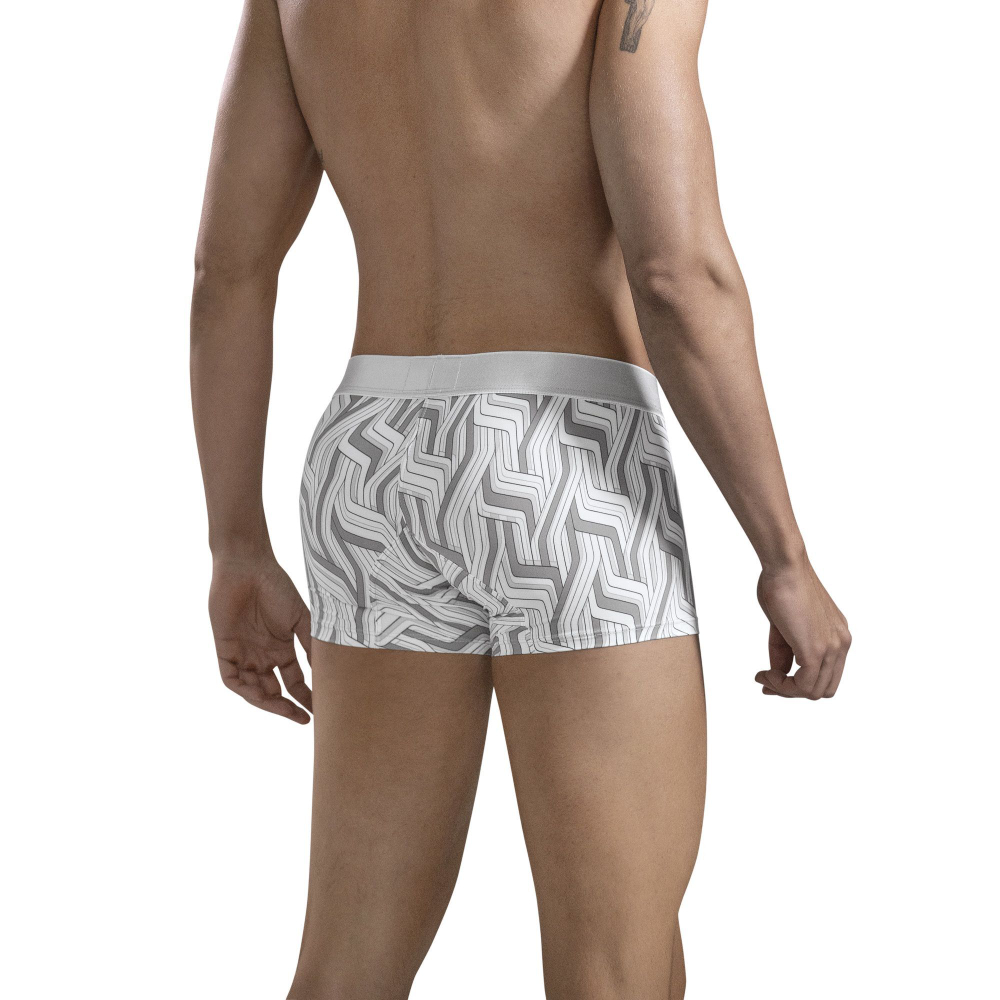 Серые трусы-хипсы с геометрическим принтом Lazos Trunks (Размер: S) (Цвет: серый)