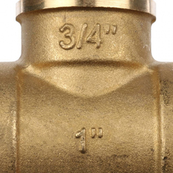 Тройник переходной 1"х3/4"х1" Stout