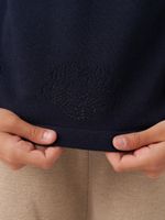 Джемпер для девочки с коротким рукавом AT1083 синий