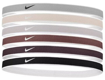 Резинка на голову Nike Tipped Swoosh Sport Headbands 6P - белый