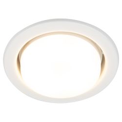 Светильник встраиваемый ЭРА KL35 WH /1 (к) под лампу GX53 белый термокольцо в комплекте