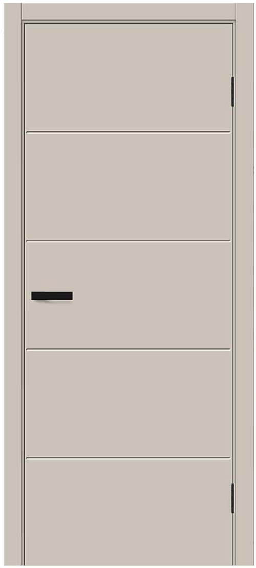 Дверное полотно ПЭТ Граффити-2 Д.П Крем Силк 200х80мм