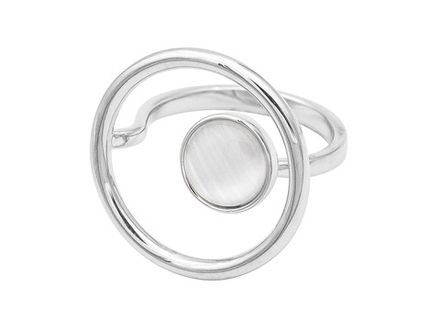 Кольцо Сфера (кошачий глаз)