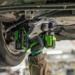 Гайковерт ударный акк. Greenworks IW5500, 24V, б/щет, 1/2'', 500Нм, 3 режима, 1х4Ач,ЗУ,кор (3805007CUB)