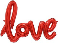 Фигура Надпись "Love", Красный 41" Fl